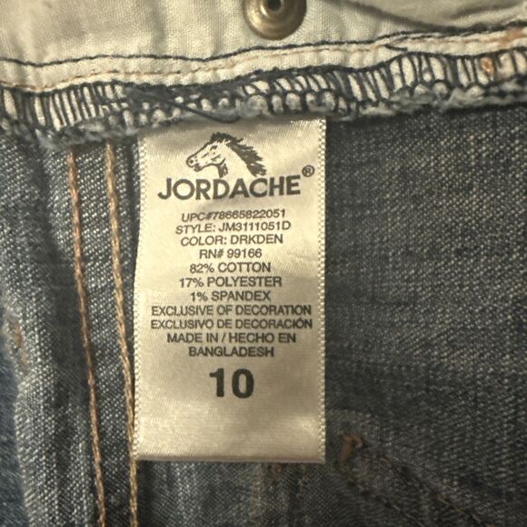 Jordache Bootcut 10 Women's Denim Jeans Embroider  pockets Medium Wash stretch - Picture 9 of 9
